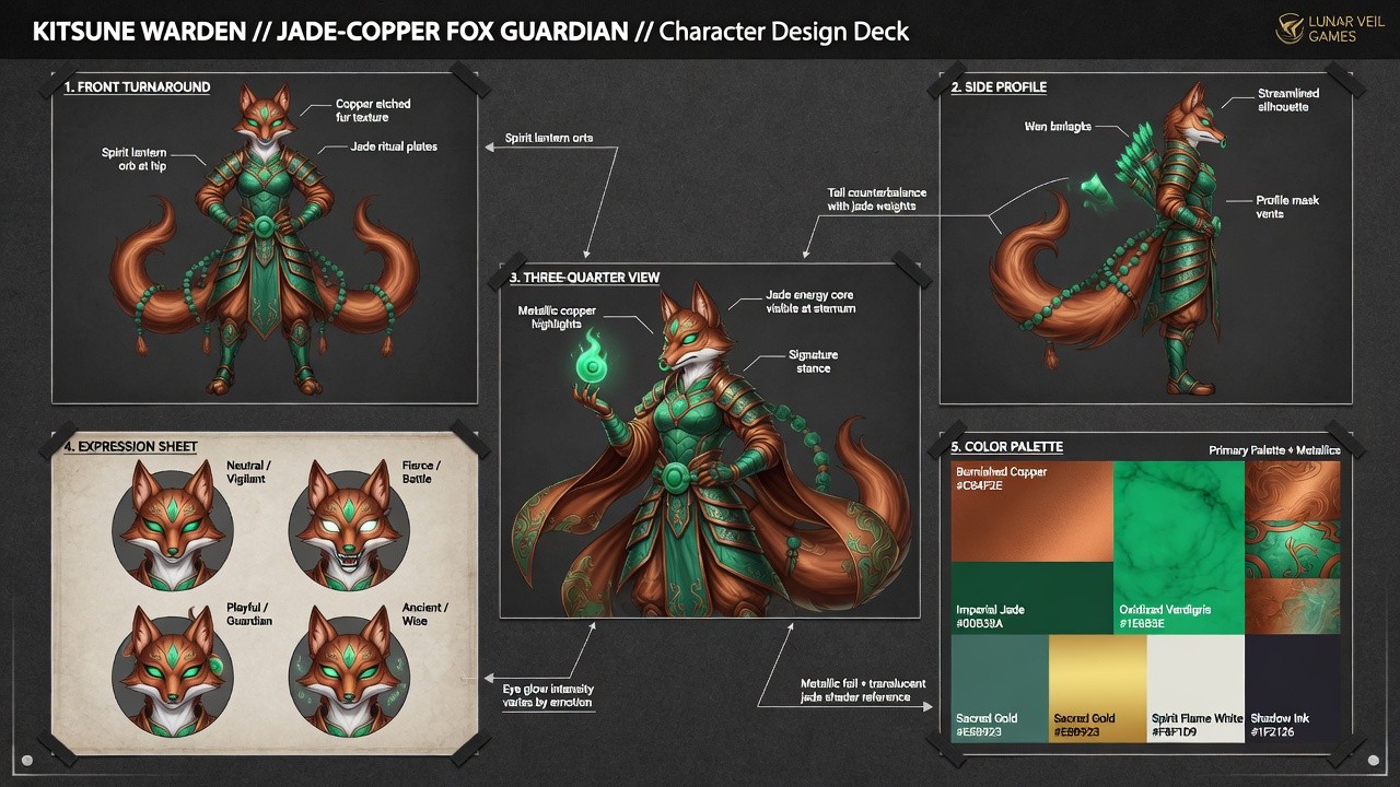 Character design art deck