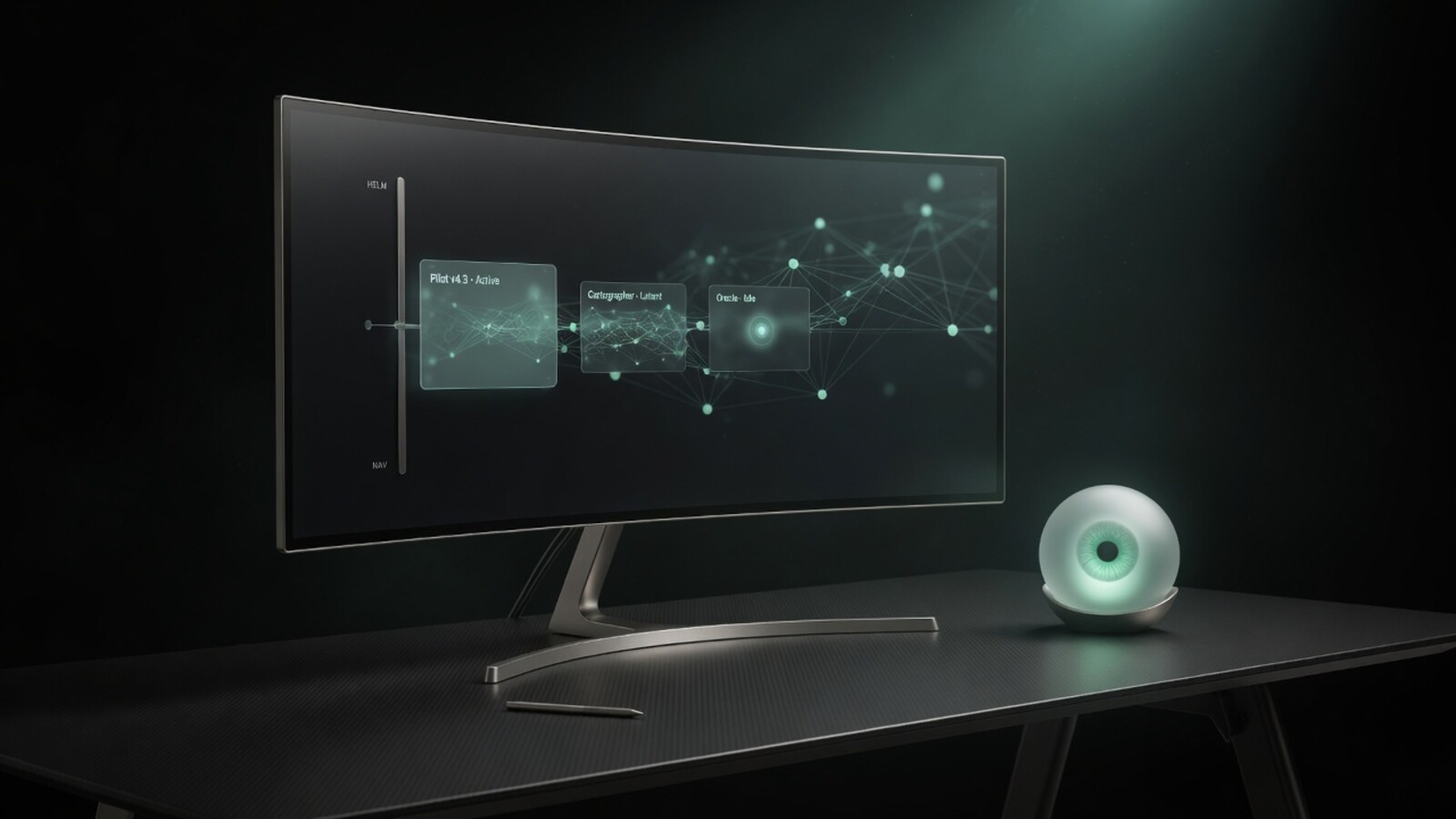 Helmsman · Lab desk for frontier open models
